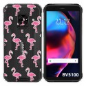 Funda Gel Transparente para Blackview BV5100 / BV5100 Pro diseño Flamenco Dibujos