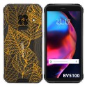 Funda Gel Transparente para Blackview BV5100 / BV5100 Pro diseño Hojas Dibujos