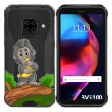 Funda Gel Transparente para Blackview BV5100 / BV5100 Pro diseño Mono Dibujos