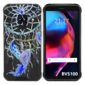 Funda Gel Transparente para Blackview BV5100 / BV5100 Pro diseño Plumas Dibujos
