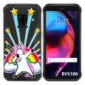 Funda Gel Transparente para Blackview BV5100 / BV5100 Pro diseño Unicornio Dibujos