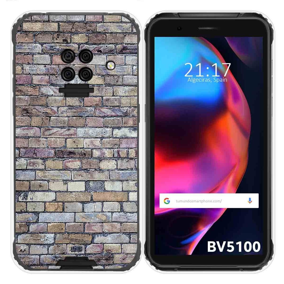 Funda Gel Tpu para Blackview BV5100 / BV5100 Pro diseño Ladrillo 02 Dibujos