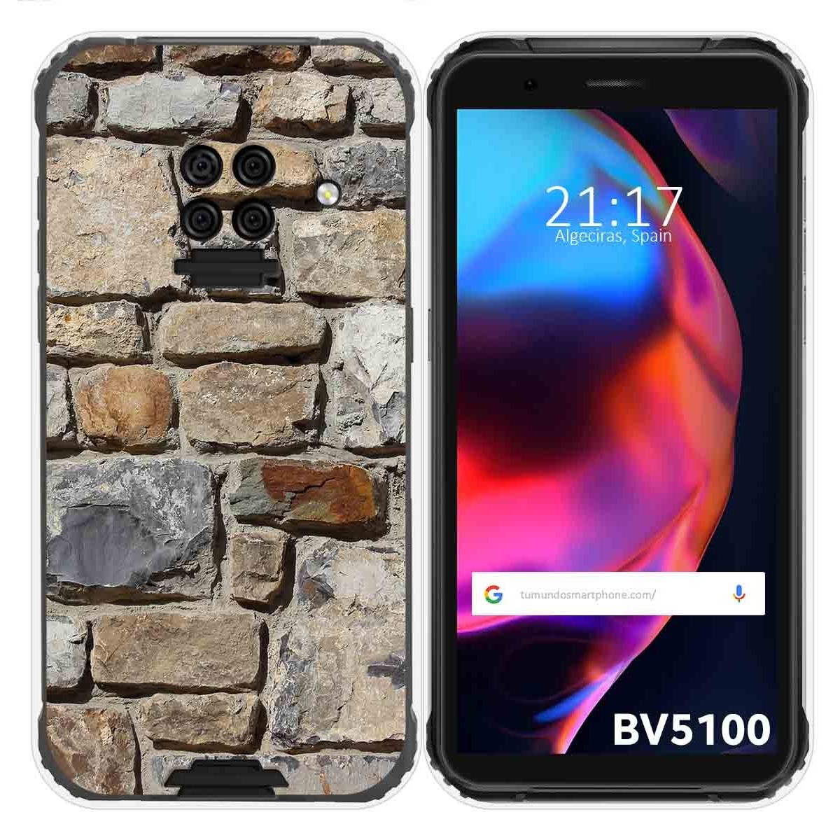 Funda Gel Tpu para Blackview BV5100 / BV5100 Pro diseño Ladrillo 03 Dibujos