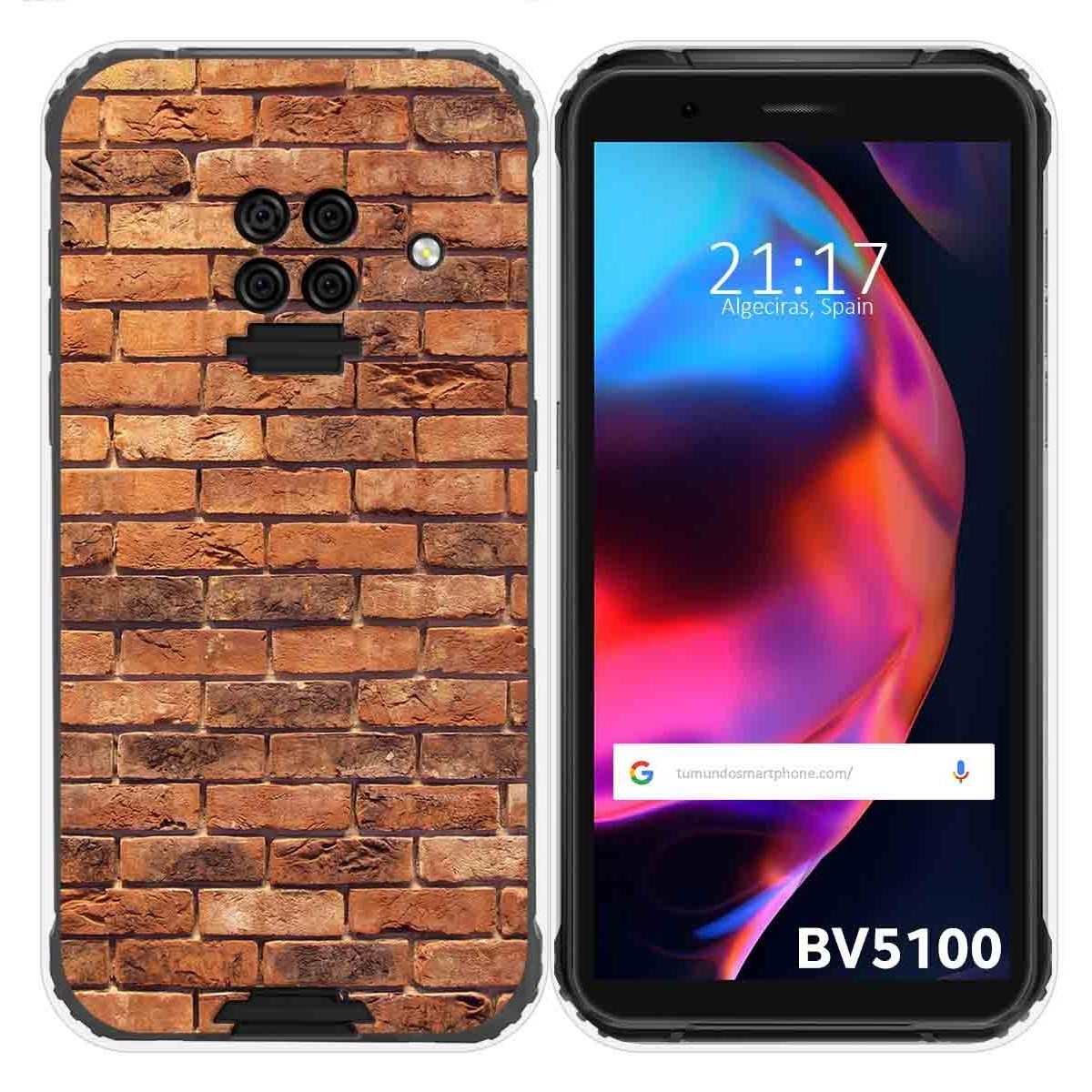 Funda Gel Tpu para Blackview BV5100 / BV5100 Pro diseño Ladrillo 04 Dibujos