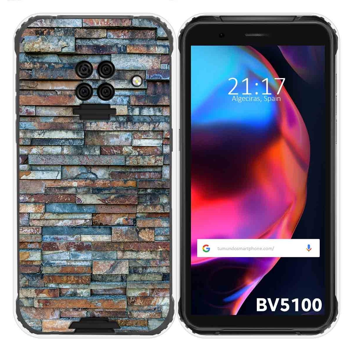 Funda Gel Tpu para Blackview BV5100 / BV5100 Pro diseño Ladrillo 05 Dibujos