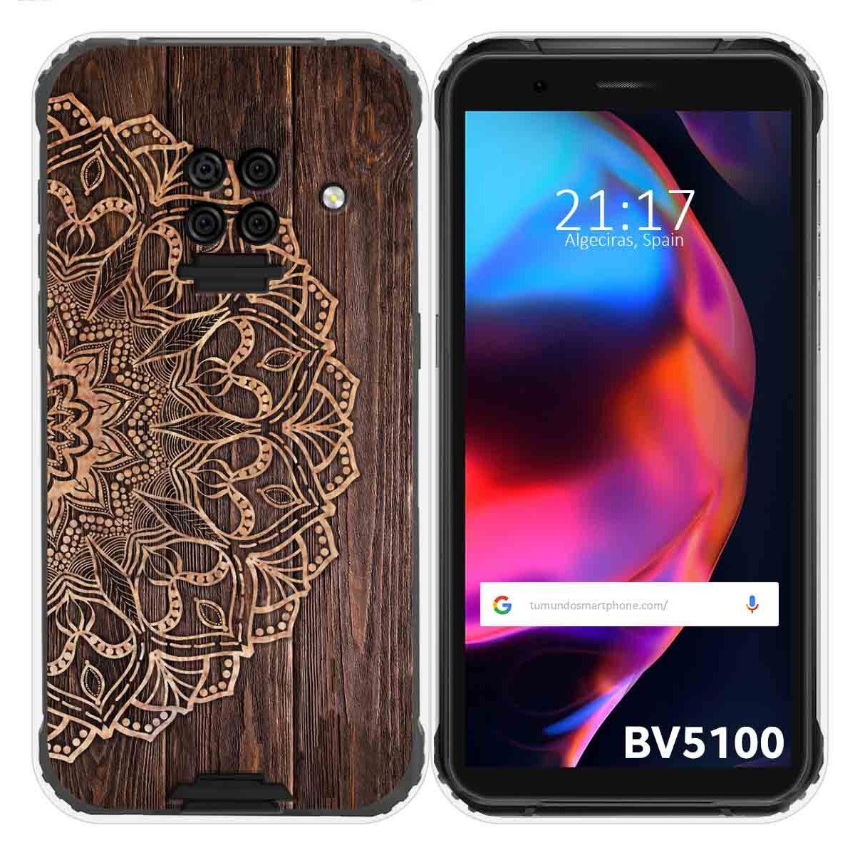 Funda Gel Tpu para Blackview BV5100 / BV5100 Pro diseño Madera 06 Dibujos