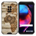 Funda Gel Tpu para Blackview BV5100 / BV5100 Pro diseño Madera 07 Dibujos