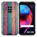 Funda Gel Tpu para Blackview BV5100 / BV5100 Pro diseño Madera 10 Dibujos