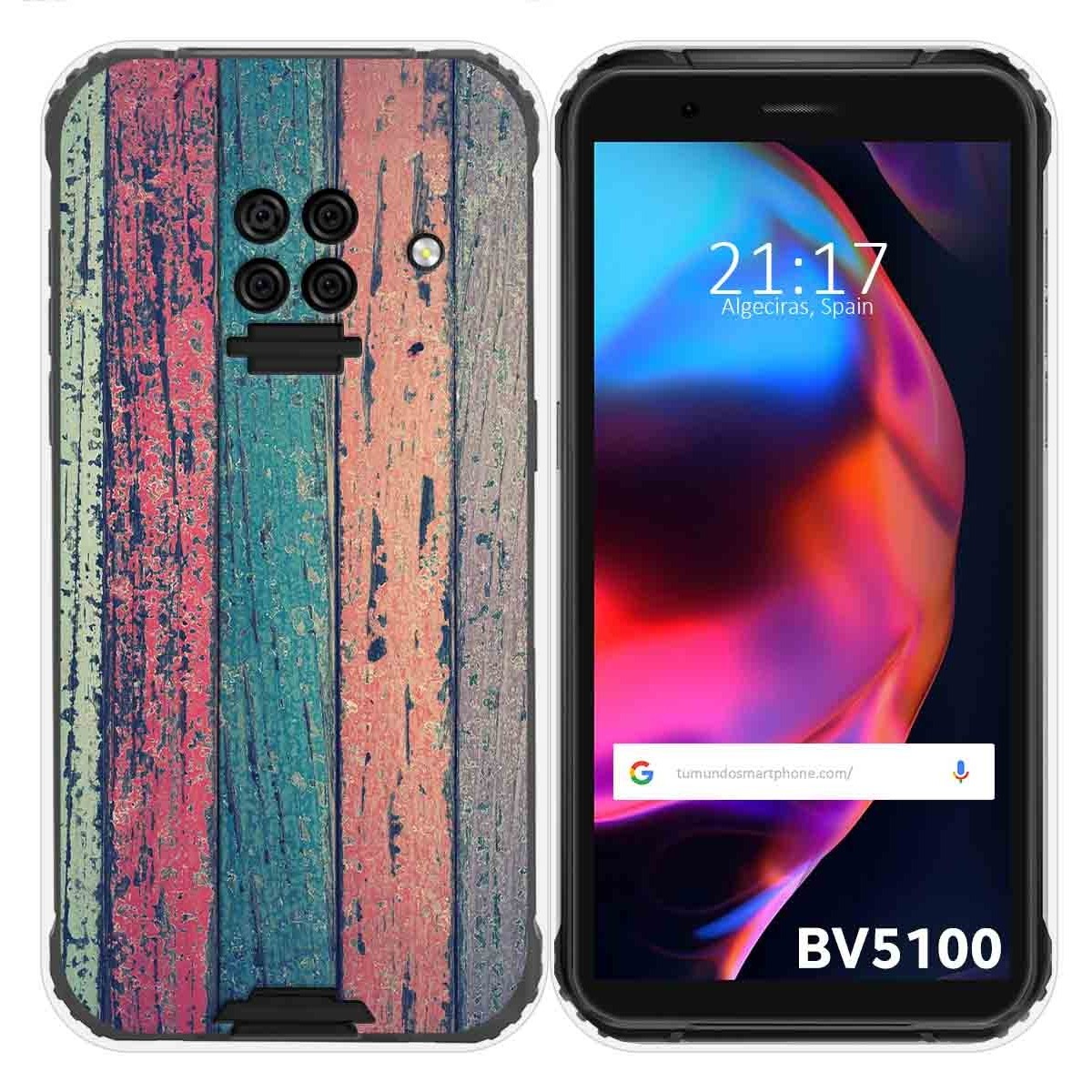 Funda Gel Tpu para Blackview BV5100 / BV5100 Pro diseño Madera 10 Dibujos