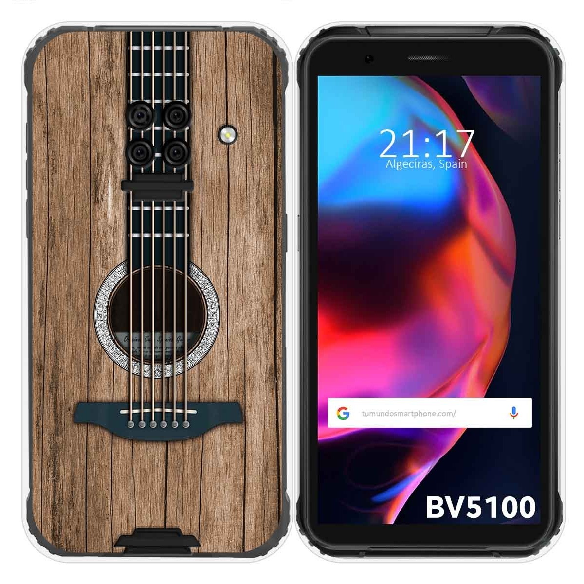 Funda Gel Tpu para Blackview BV5100 / BV5100 Pro diseño Madera 11 Dibujos