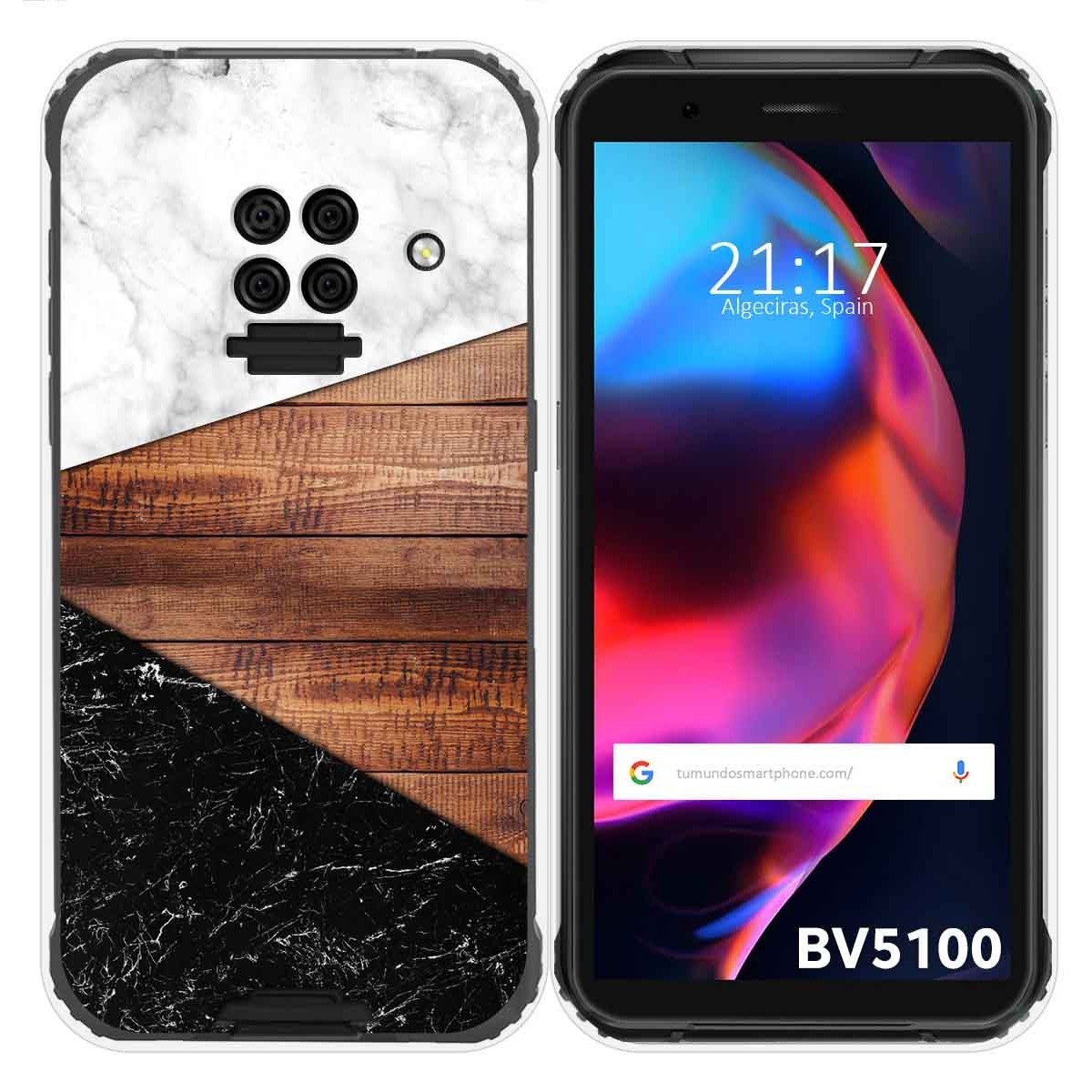 Funda Gel Tpu para Blackview BV5100 / BV5100 Pro diseño Mármol 11 Dibujos