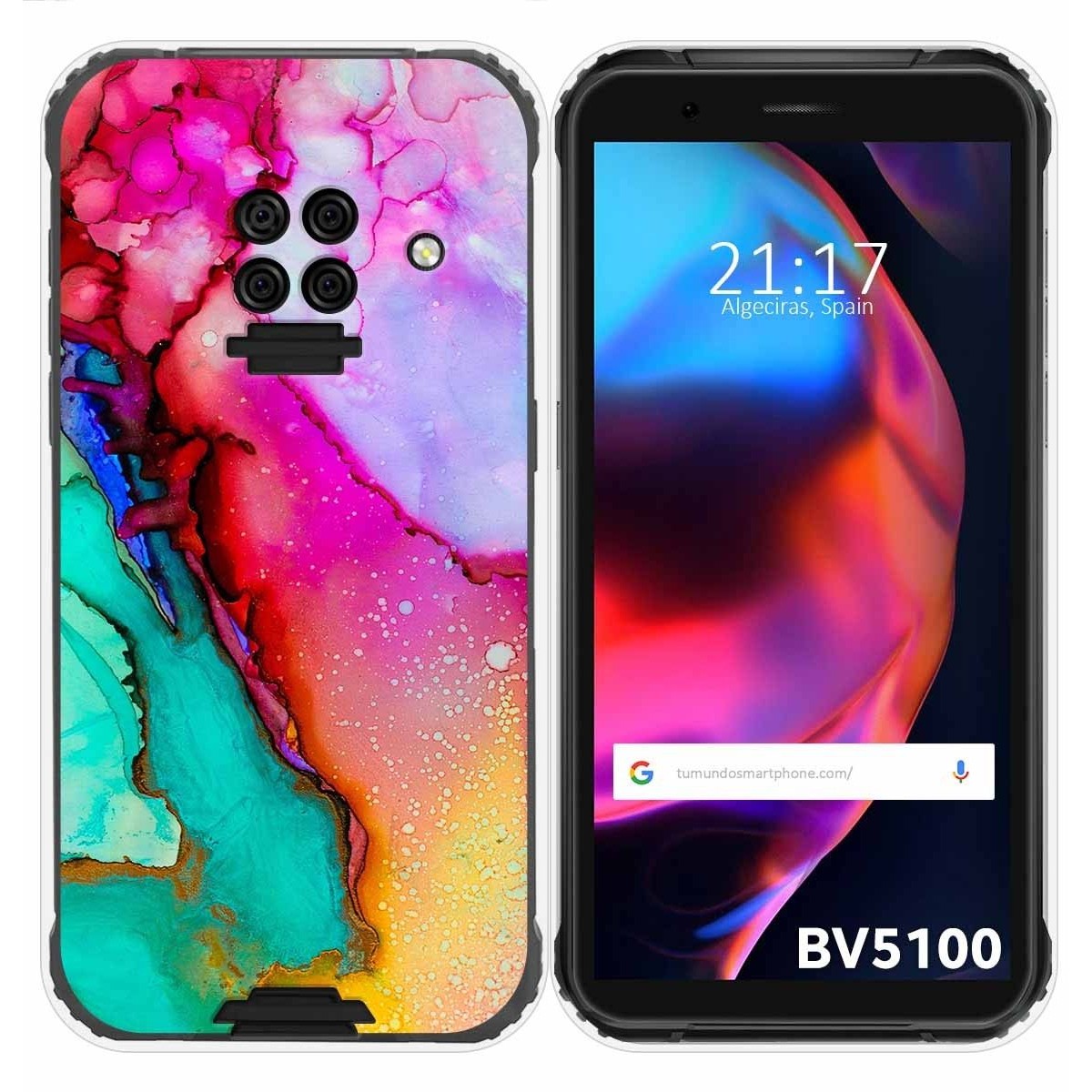 Funda Gel Tpu para Blackview BV5100 / BV5100 Pro diseño Mármol 15 Dibujos