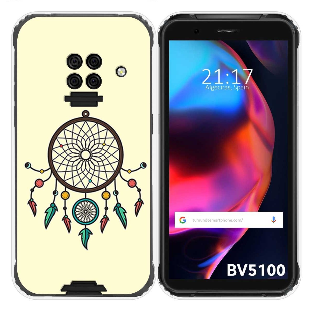 Funda Gel Tpu para Blackview BV5100 / BV5100 Pro diseño Atrapasueños Dibujos