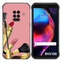 Funda Gel Tpu para Blackview BV5100 / BV5100 Pro diseño Brochas Dibujos