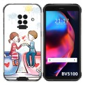 Funda Gel Tpu para Blackview BV5100 / BV5100 Pro diseño Café Dibujos