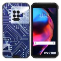 Funda Gel Tpu para Blackview BV5100 / BV5100 Pro diseño Circuito Dibujos