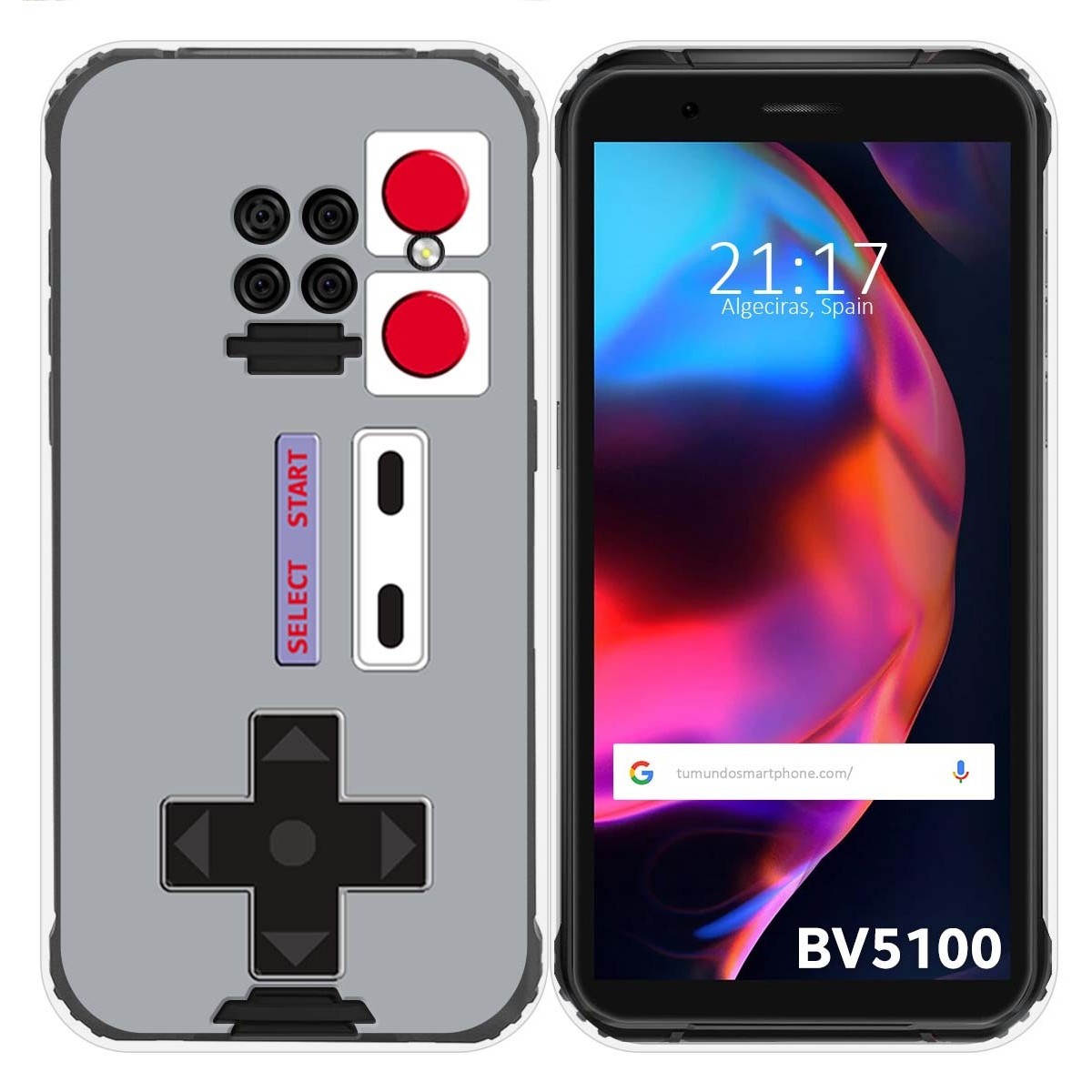 Funda Gel Tpu para Blackview BV5100 / BV5100 Pro diseño Consola Dibujos