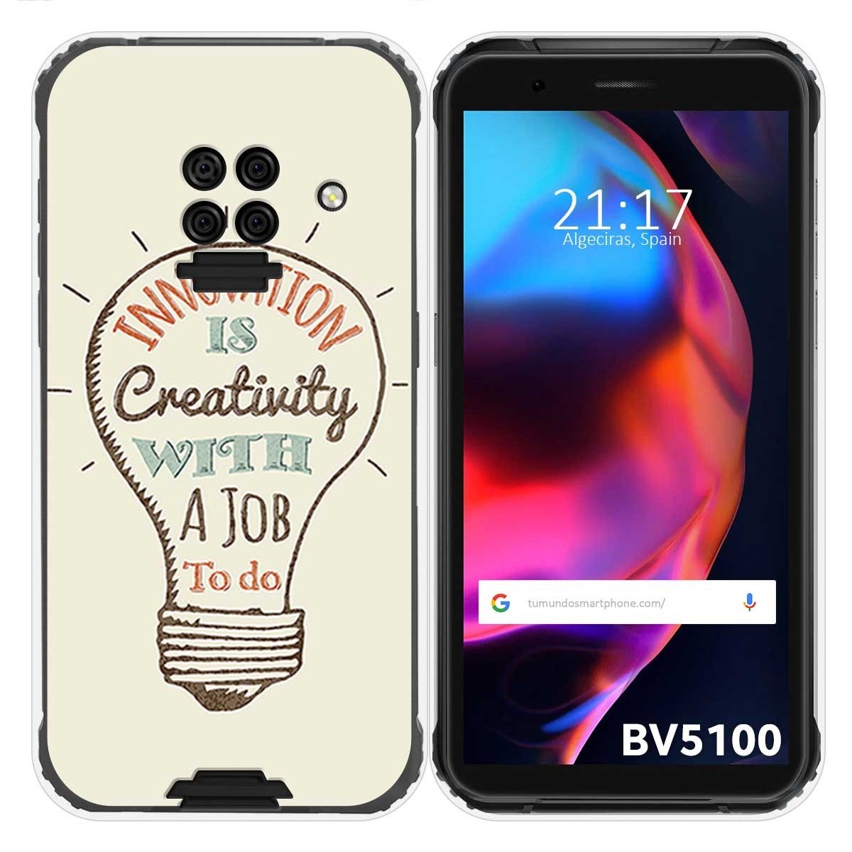 Funda Gel Tpu para Blackview BV5100 / BV5100 Pro diseño Creativity Dibujos
