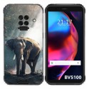 Funda Gel Tpu para Blackview BV5100 / BV5100 Pro diseño Elefante Dibujos