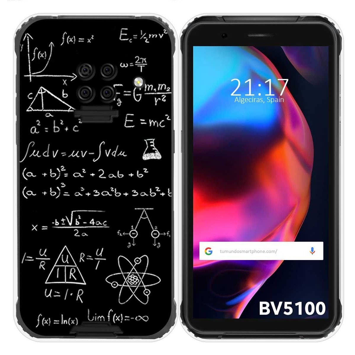 Funda Gel Tpu para Blackview BV5100 / BV5100 Pro diseño Formulas Dibujos