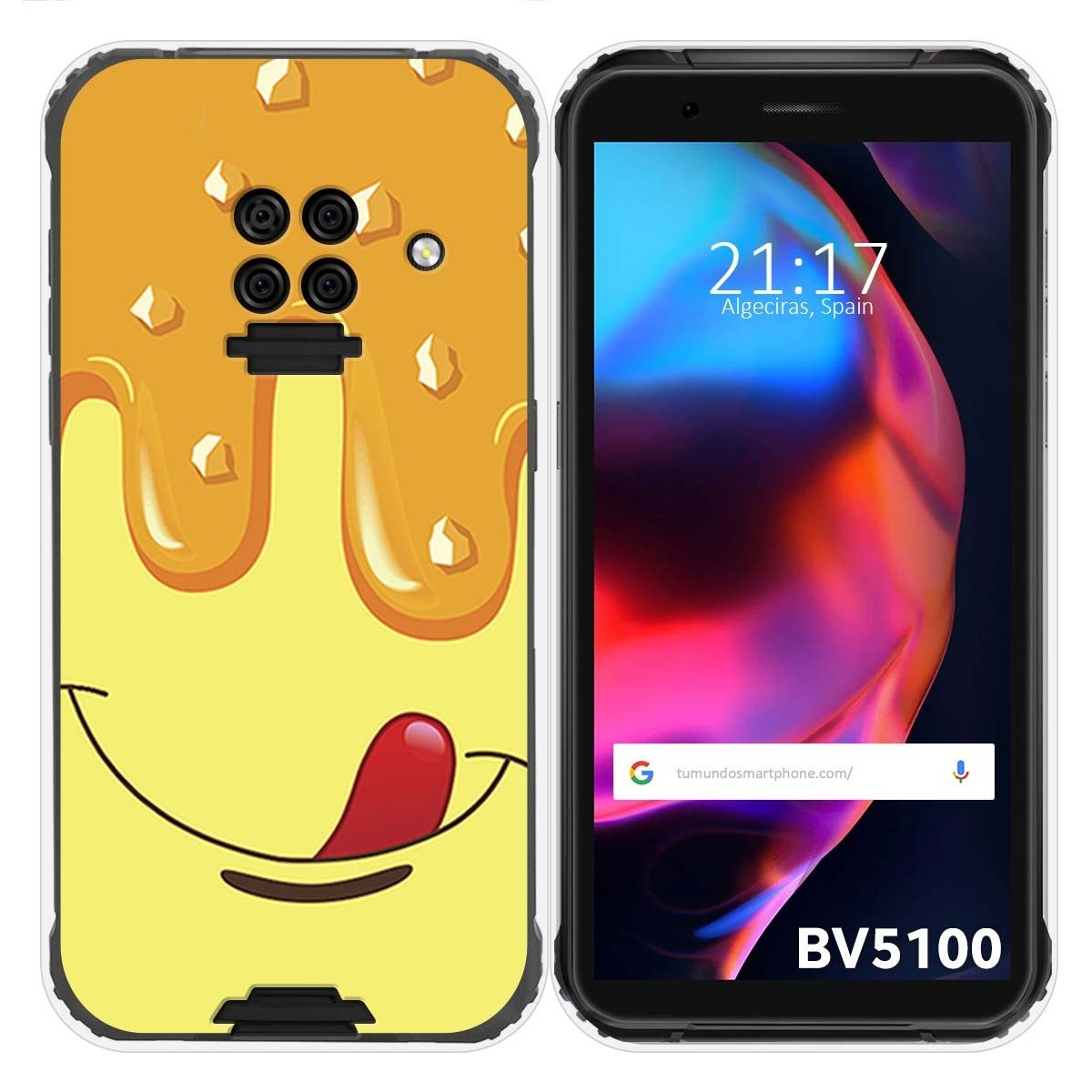 Funda Gel Tpu para Blackview BV5100 / BV5100 Pro diseño Helado Vainilla Dibujos