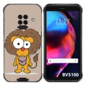 Funda Gel Tpu para Blackview BV5100 / BV5100 Pro diseño Leon Dibujos