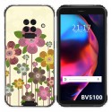 Funda Gel Tpu para Blackview BV5100 / BV5100 Pro diseño Primavera En Flor Dibujos