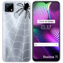 Funda Gel Transparente para Realme 7i / Narzo 30A diseño Araña Dibujos