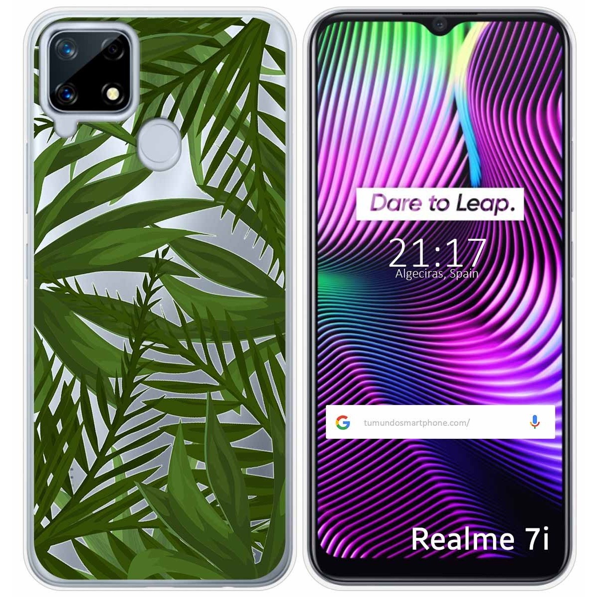 Funda Gel Transparente para Realme 7i / Narzo 30A diseño Jungla Dibujos