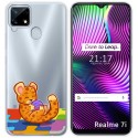 Funda Gel Transparente para Realme 7i / Narzo 30A diseño Leopardo Dibujos