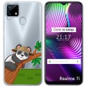 Funda Gel Transparente para Realme 7i / Narzo 30A diseño Panda Dibujos