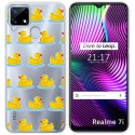 Funda Gel Transparente para Realme 7i / Narzo 30A diseño Pato Dibujos