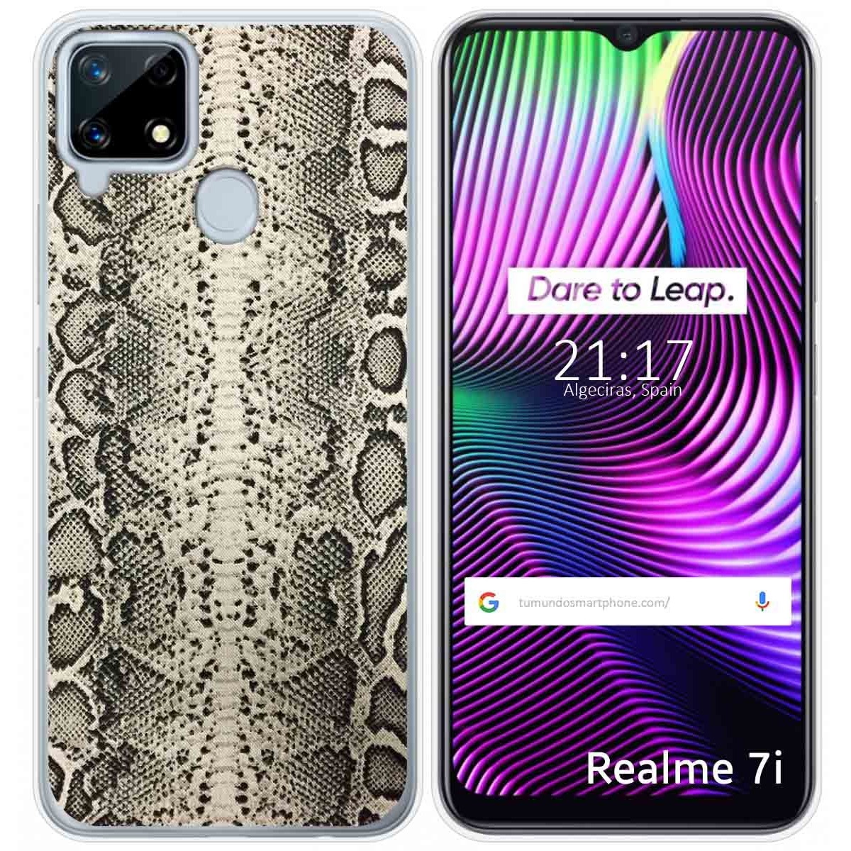 Funda Gel Tpu para Realme 7i / Narzo 30A diseño Animal 01 Dibujos