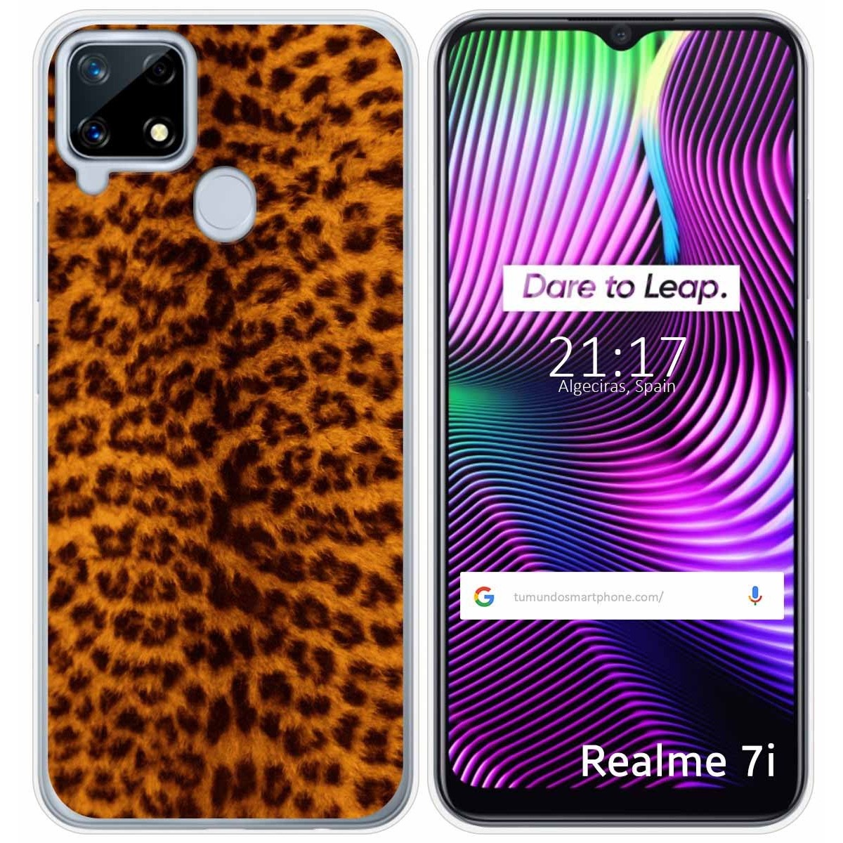 Funda Gel Tpu para Realme 7i / Narzo 30A diseño Animal 03 Dibujos