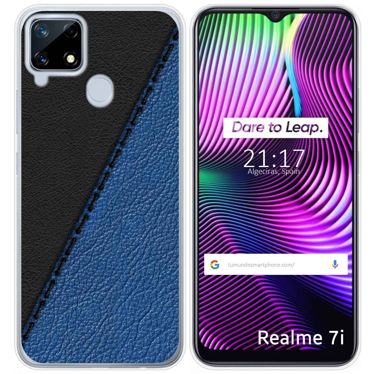 Funda Gel Tpu para Realme 7i / Narzo 30A diseño Cuero 02 Dibujos