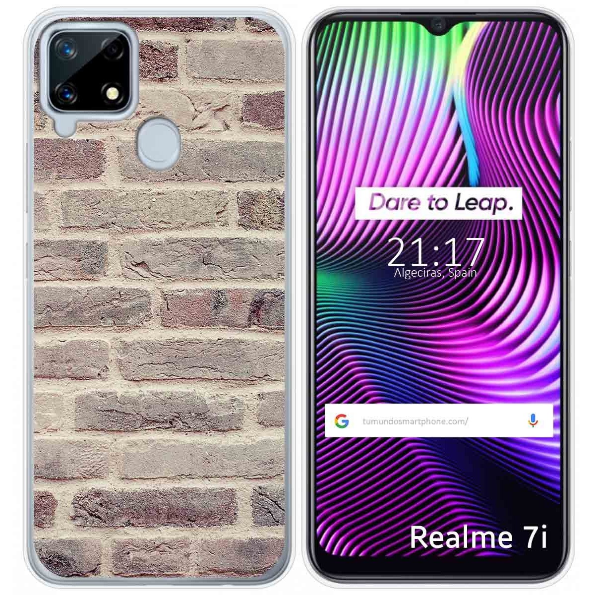 Funda Gel Tpu para Realme 7i / Narzo 30A diseño Ladrillo 01 Dibujos