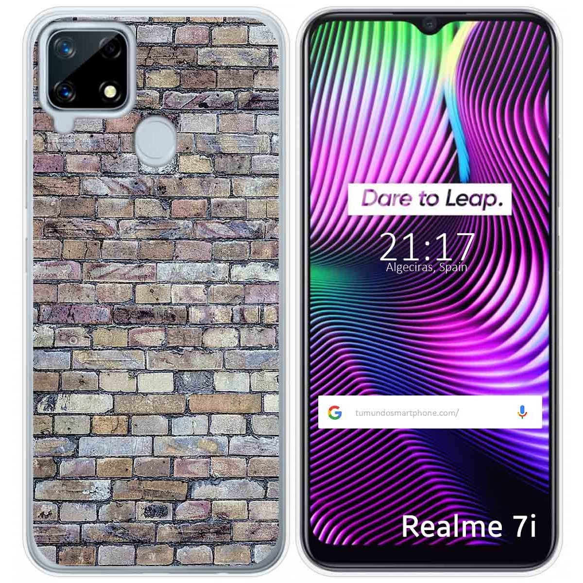 Funda Gel Tpu para Realme 7i / Narzo 30A diseño Ladrillo 02 Dibujos