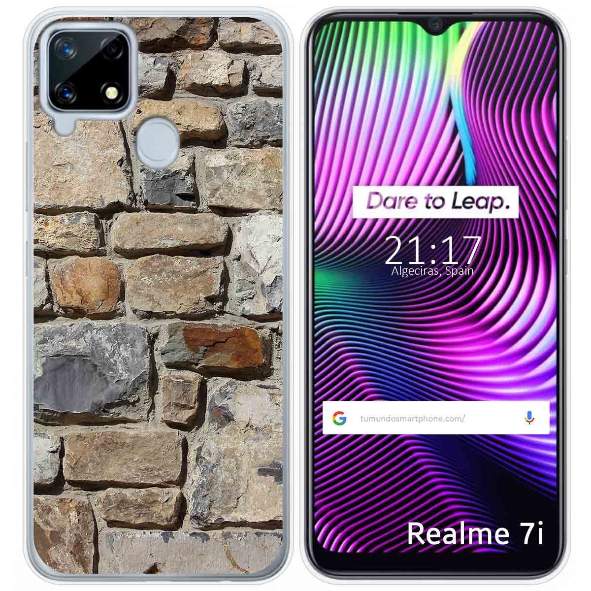 Funda Gel Tpu para Realme 7i / Narzo 30A diseño Ladrillo 03 Dibujos