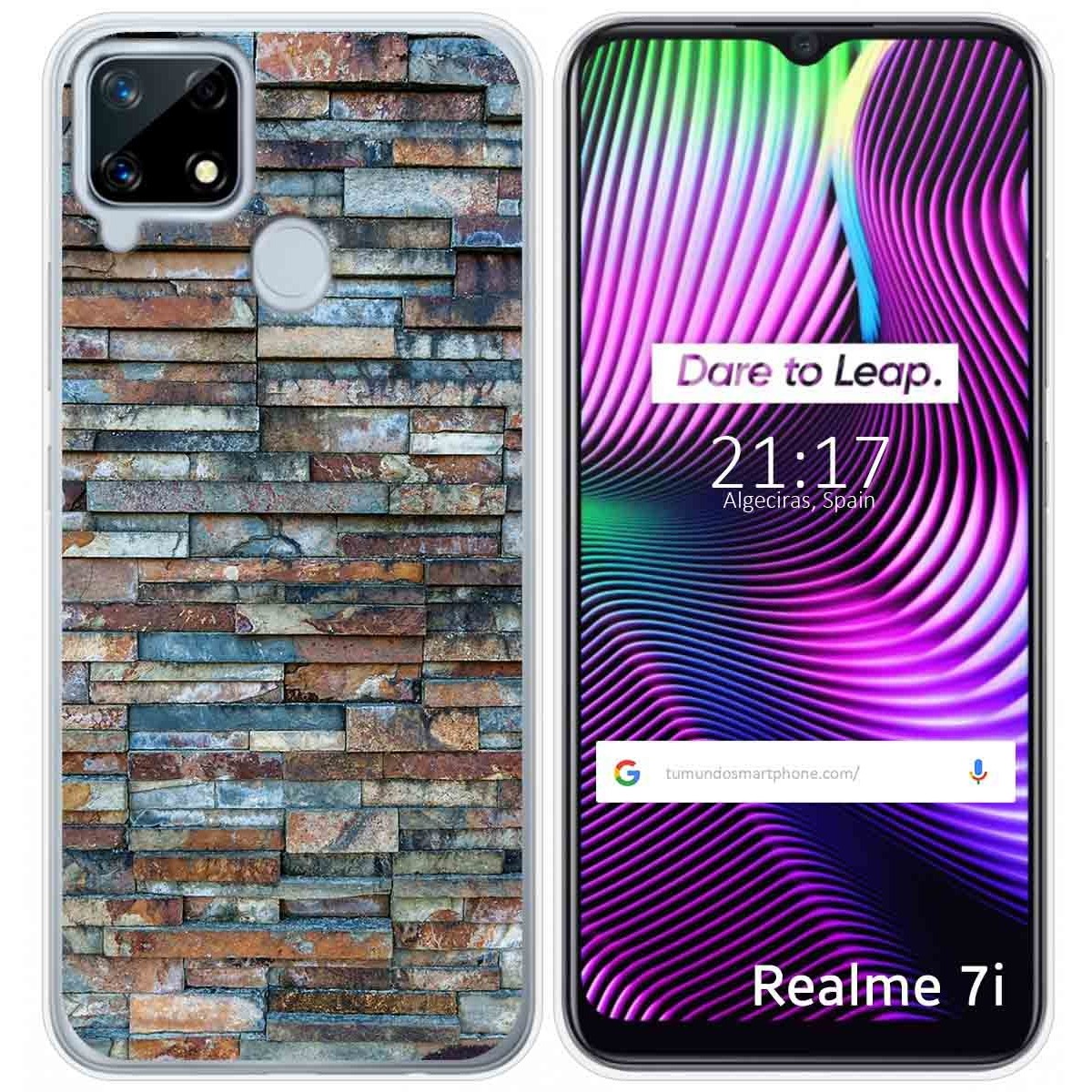 Funda Gel Tpu para Realme 7i / Narzo 30A diseño Ladrillo 05 Dibujos
