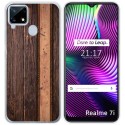Funda Gel Tpu para Realme 7i / Narzo 30A diseño Madera 05 Dibujos