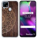 Funda Gel Tpu para Realme 7i / Narzo 30A diseño Madera 06 Dibujos