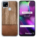 Funda Gel Tpu para Realme 7i / Narzo 30A diseño Madera 09 Dibujos