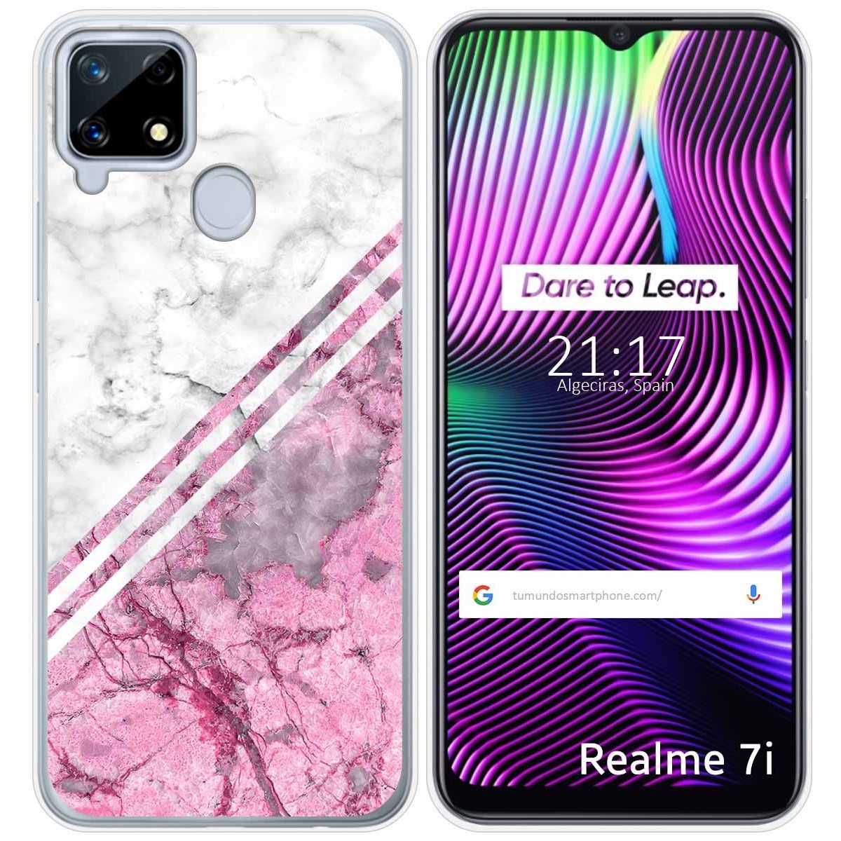 Funda Gel Tpu para Realme 7i / Narzo 30A diseño Mármol 03 Dibujos