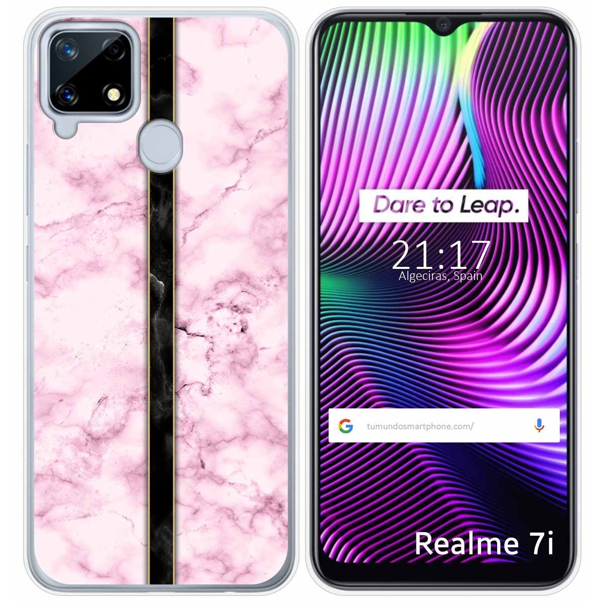 Funda Gel Tpu para Realme 7i / Narzo 30A diseño Mármol 04 Dibujos
