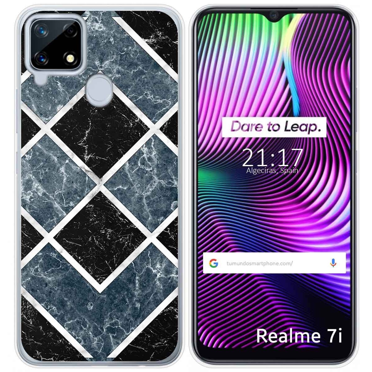 Funda Gel Tpu para Realme 7i / Narzo 30A diseño Mármol 06 Dibujos
