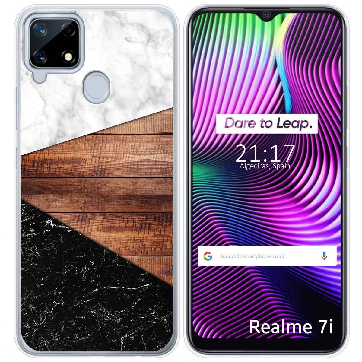 Funda Gel Tpu para Realme 7i / Narzo 30A diseño Mármol 11 Dibujos