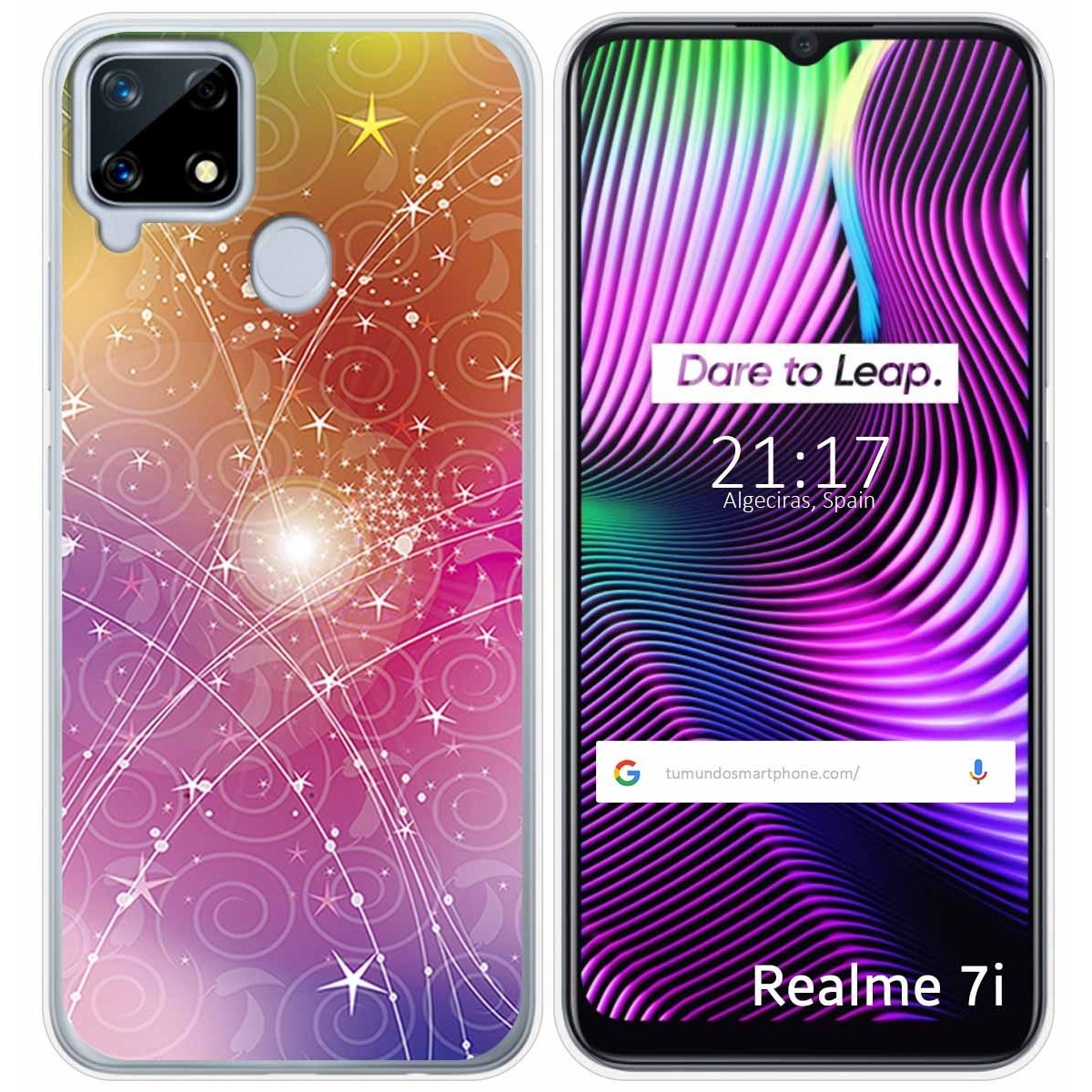 Funda Gel Tpu para Realme 7i / Narzo 30A diseño Abstracto Dibujos