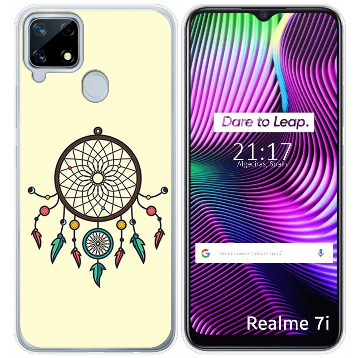 Funda Gel Tpu para Realme 7i / Narzo 30A diseño Atrapasueños Dibujos