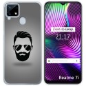 Funda Gel Tpu para Realme 7i / Narzo 30A diseño Barba Dibujos