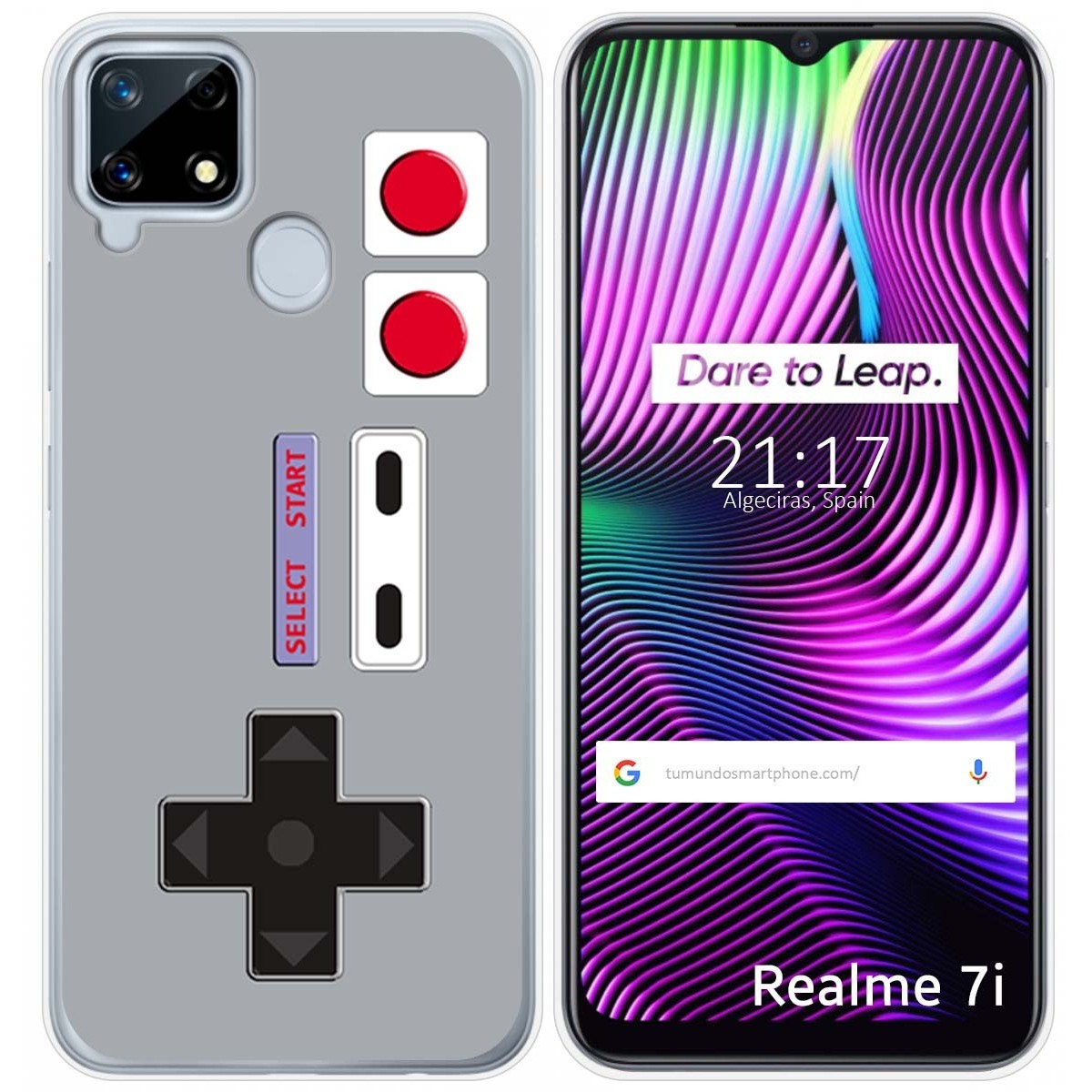 Funda Gel Tpu para Realme 7i / Narzo 30A diseño Consola Dibujos